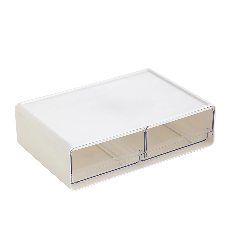 Plastic Stackable Desk Organization with Drawers for Stationery Office Accessories