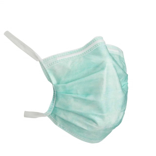 3 Layer Disposable Procedure Surgical Masks Skin Friendly with High Density Filter Paper