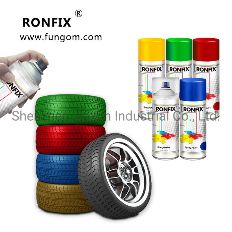 Ronfix Interior Exterior Spray Paint, Aerosol Acrylic Color Spray Paint for Wood, Glass, Car Wall Metal, All Purpose Spray Paint 400ml