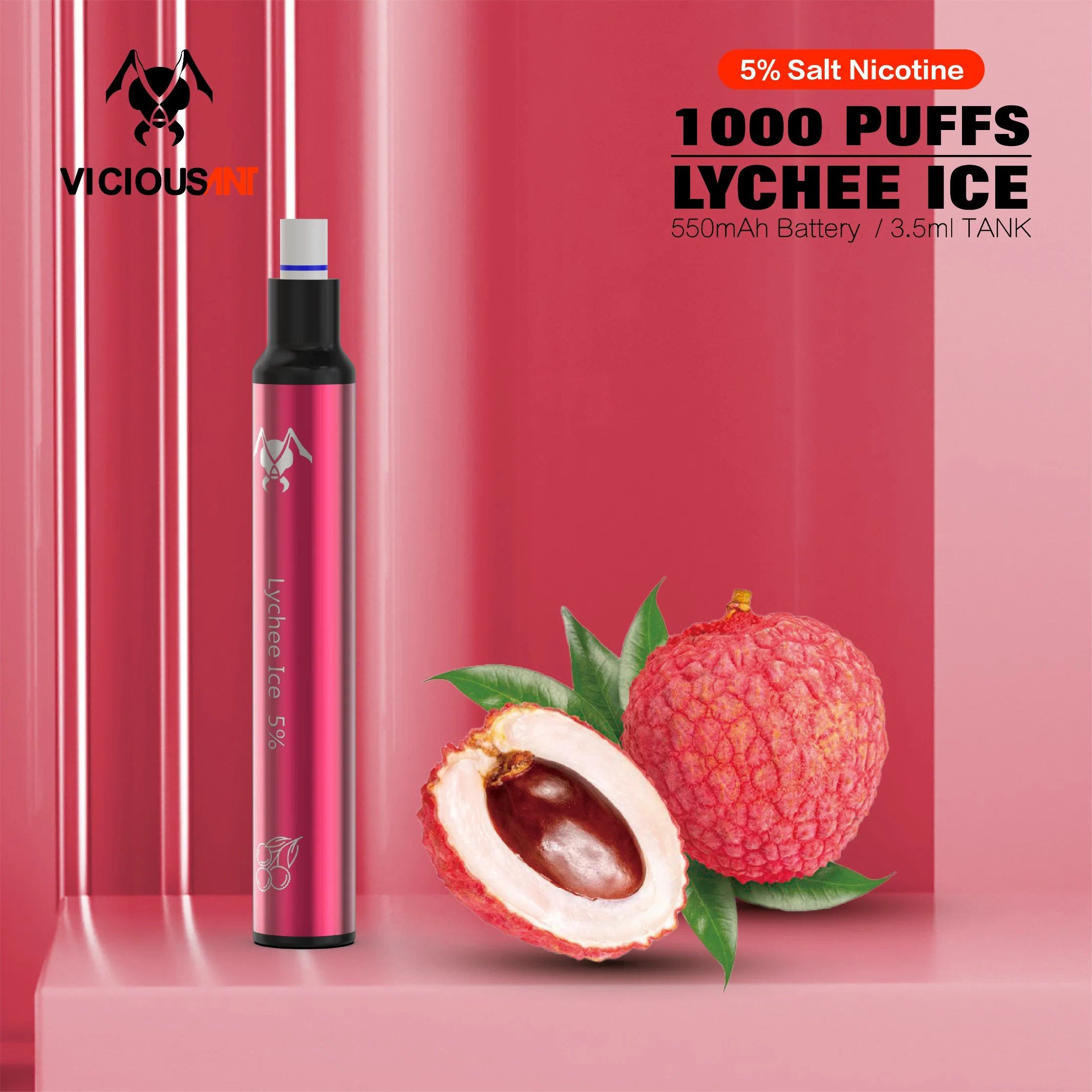 Hot Sale Wholesale/Supplier Disposable/Chargeable Vape 1000 Puffs OEM Mod