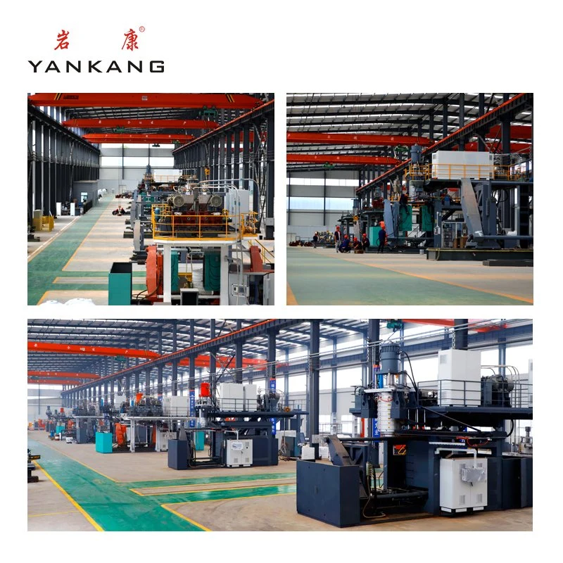 High Output 2 Layers Plastic IBC Tank Making Machinery / HDPE 1000L Water Container Blowing Making Machine Extruder Blow Molding Machine