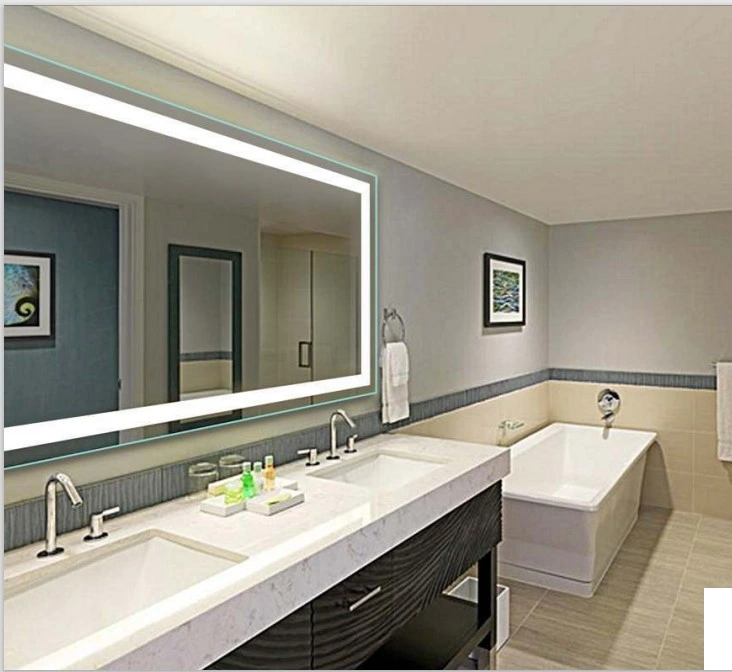 Home Modern Bathroom Decorative Furniture Wholesale/Supplier LED Glass Mirror