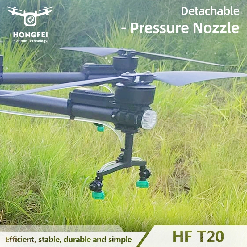 Pulverizador agrícola UAV 20L Pulverização Agro de precisão de colheita Opcional de 20L Drone (VANT