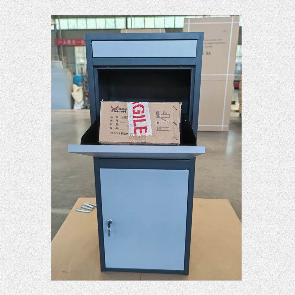 Fas-158 Steel Parcel Post Mail Box Wholesale Outdoor Delivery Drop Box Letter Safe Parcel Box