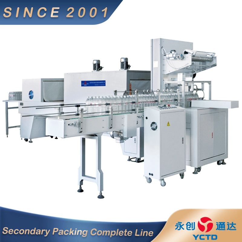 Automatic film shrink packing with Tray Packing Machine for water line