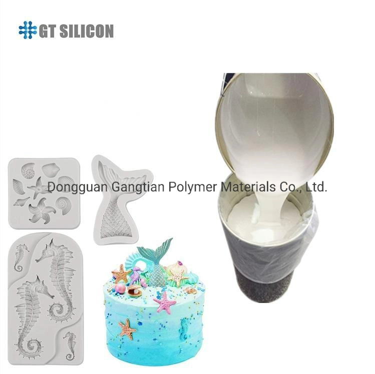 FDA Approval RTV-2 Lrs Platinum Addition Cure Silicone Rubber Soft Good Tensile for Molds Making