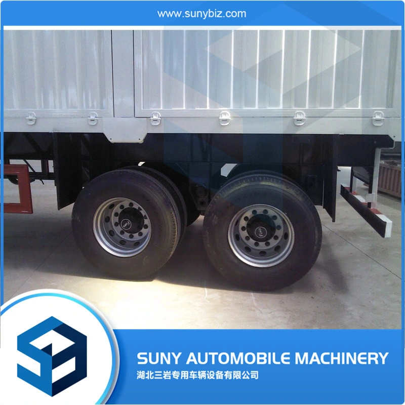 2 Axles Heavy Duty Top Open Box Cargo Trailer