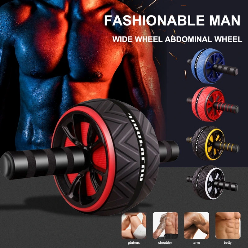 Ab Roller Big Wheel Abdominal Muscle Trainer for Fitness ABS Core Workout Abdominal Muscles Training Home Gym Fitness Equipment