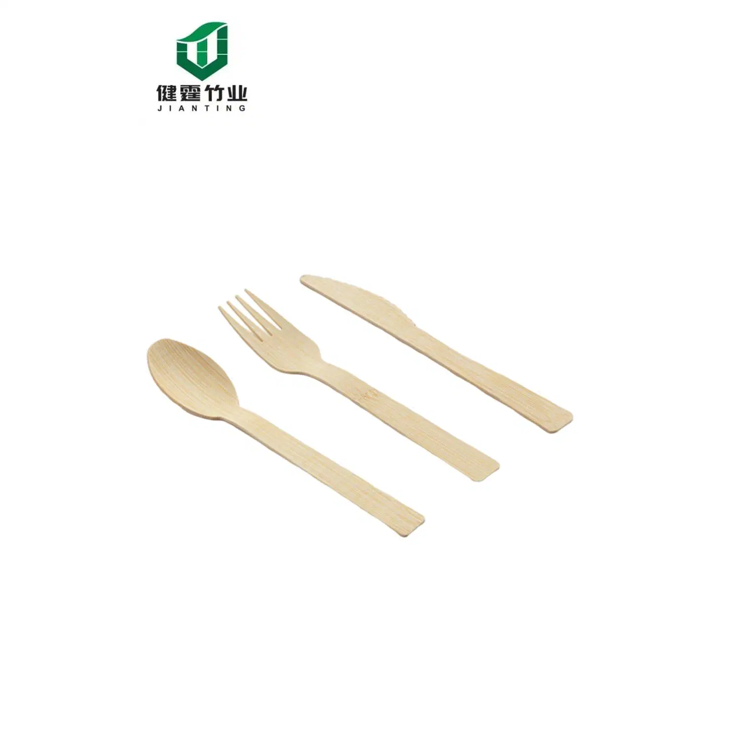 Biodegradable Natural Disposable Bamboo Cutlery Fork Spoon Knife Set
