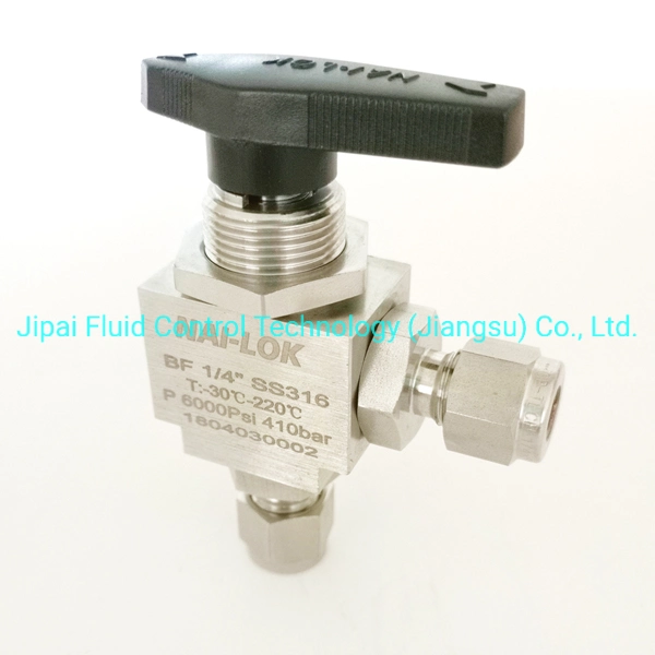 Nailok Compression Gas Ball Valve Female 1/2 Od Angle Ball Valve