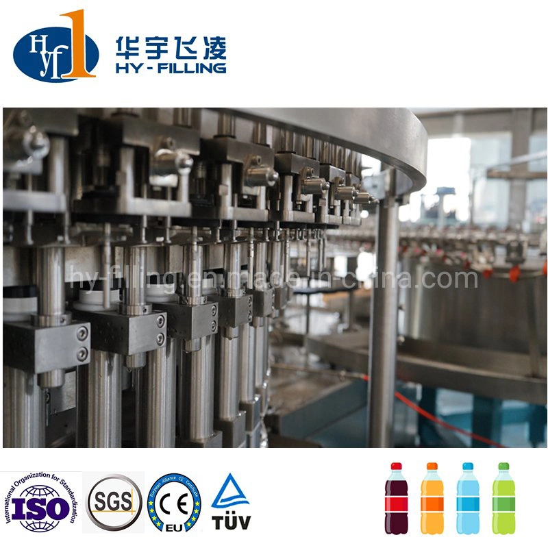 Fully Automatic 200ml-2000ml Bottling Machinery Carbonated Beverage Filling Machine with Good Service