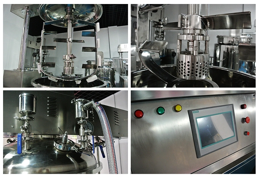 Cosmetic Cream Vacuum Homogenizing Emulsifier Mixing Machine