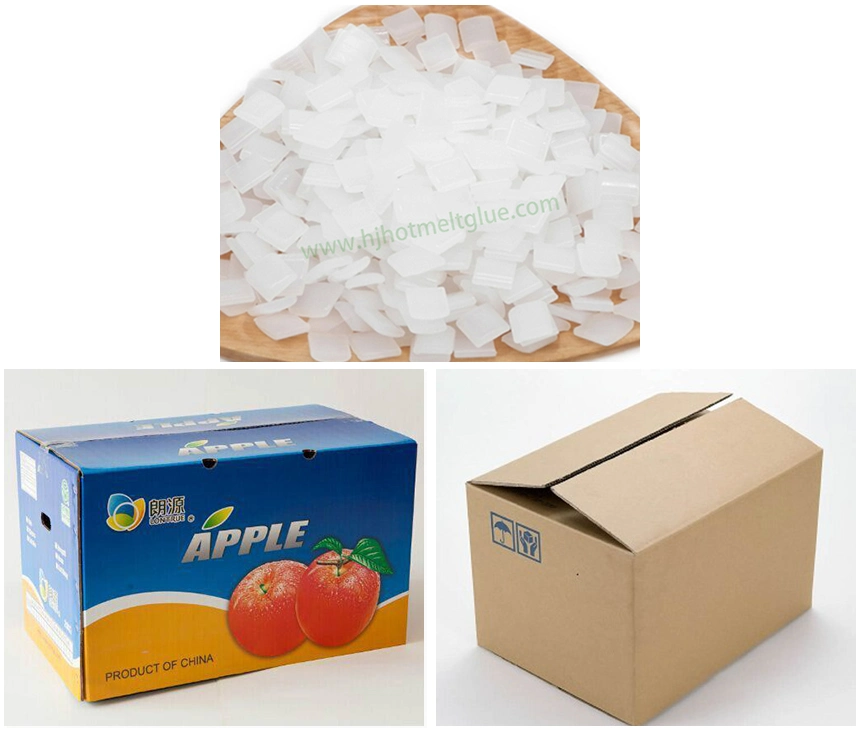 Polyoléfine Fast-Drying colle hot melt à l'emballage de la colle pour boîtes en carton la fermeture de l'ensemble de cas