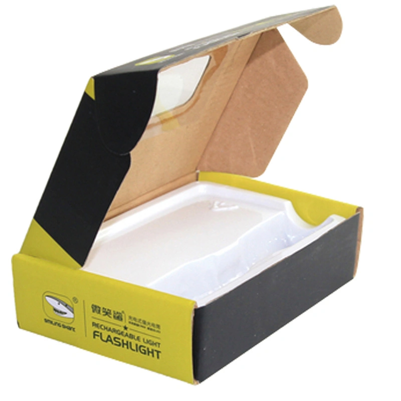 Clear Plastic PVC Window Corrugated Box Paper-Gift-Box Packaging-Boxes for Resin-Craft Packaging