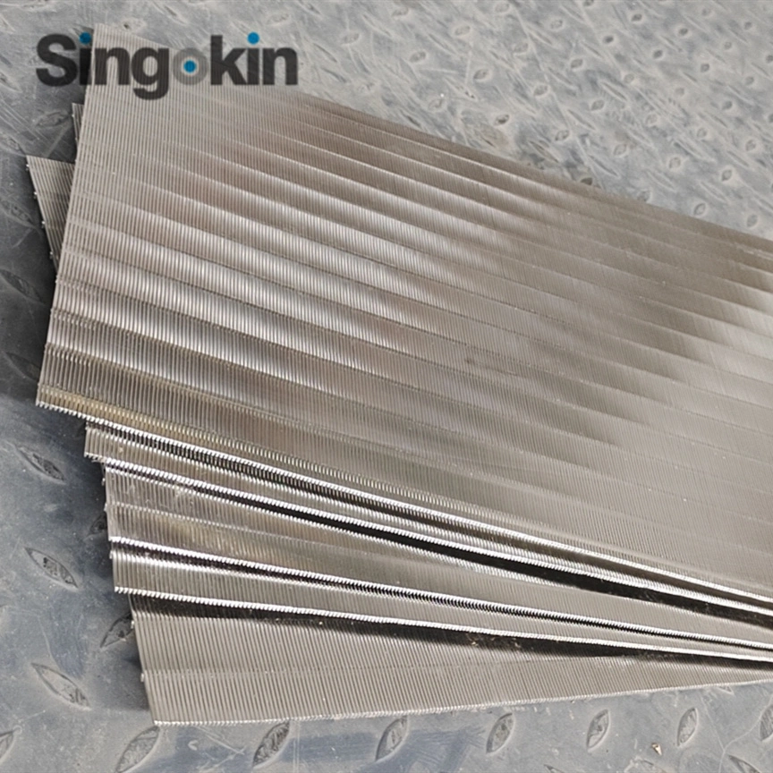 0.5mm Slot 304stainless Steel Sieve Wedge Wire Screen for Starch Product Line