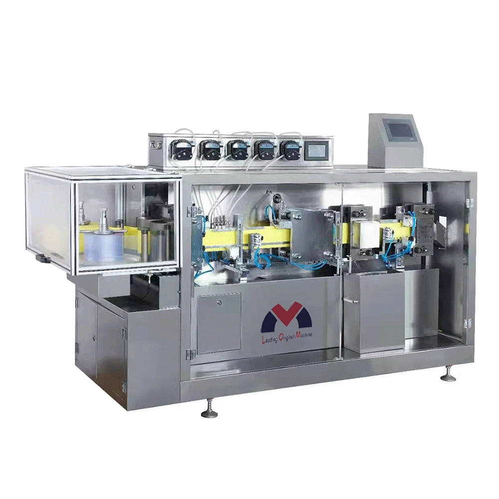 Automatic 1-10 Heads Gel Liquid Ampoule Bottle Filling Machine for Chemical Industry with Forming Equipment