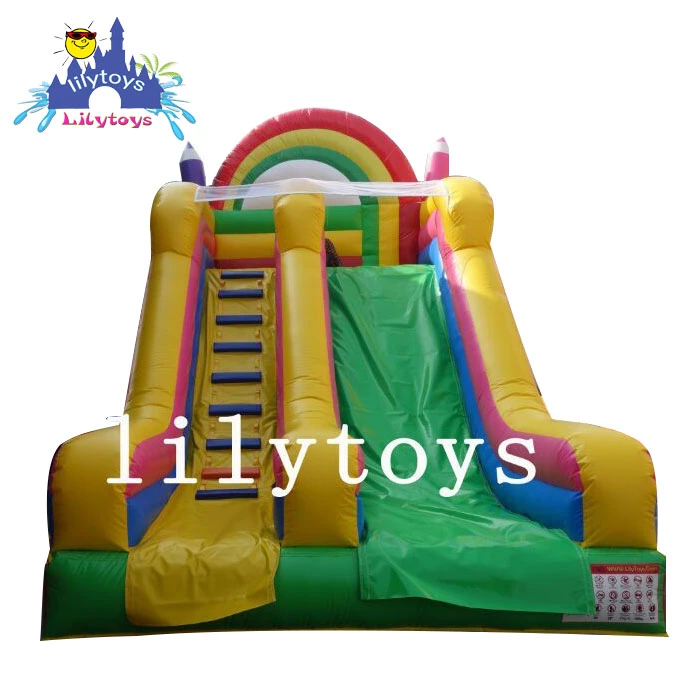 Durable Inflatable House Slide for Kids Amusement, Inflatable Theme Bouncing Castle, Cheap Playground Fun City Slide