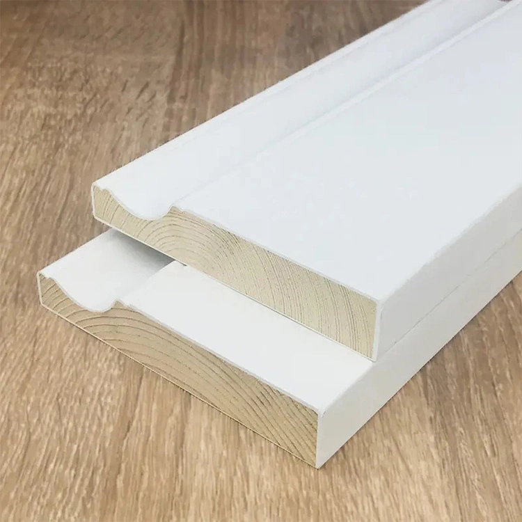 Decorative Primed MDF Skirting Board Wood Baseboard Crown Moulding