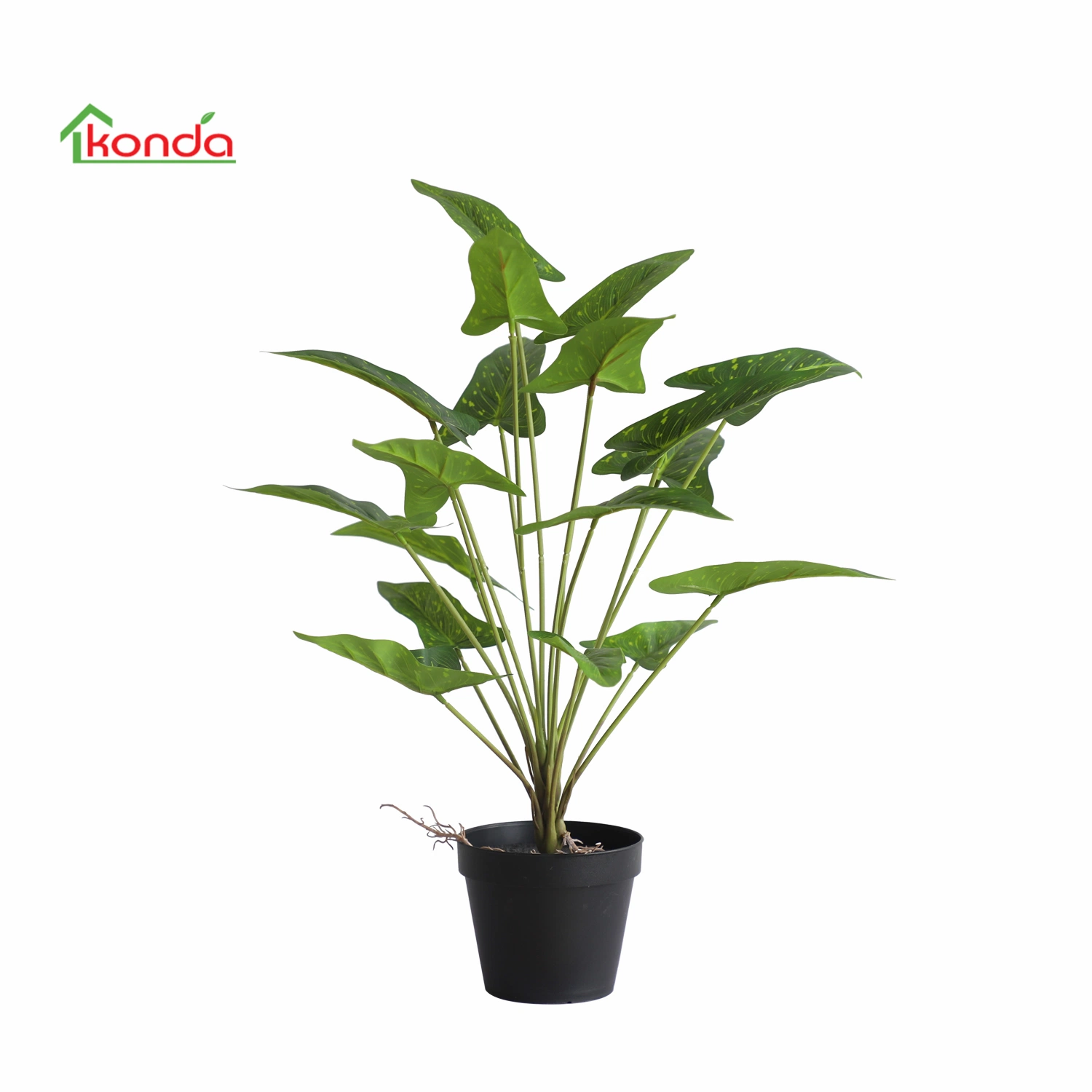 Fábrica china pequeña verde Artificial dejar planta en maceta de Bonsai