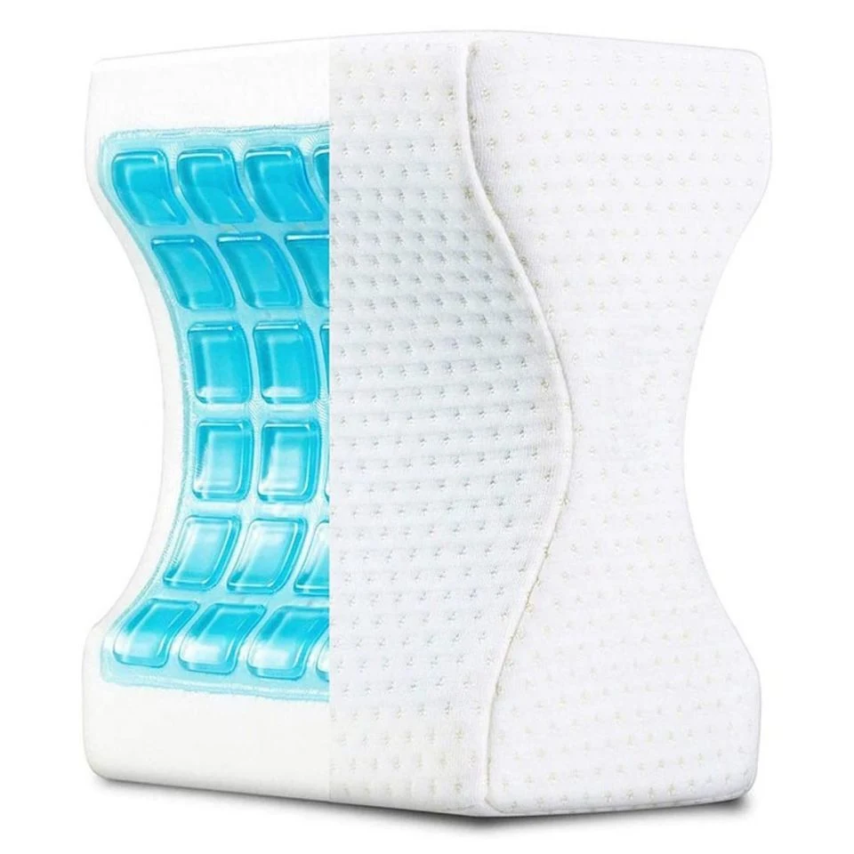 Relief Cooling Gel Memory Foam Knee Support Pillow