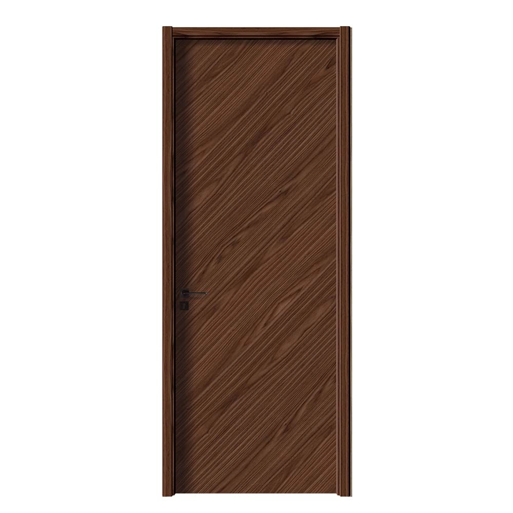 Puerta Polish Interior Swing de madera PVC puertas de entrada MDF de PVC Madera plástico Diseño gráfico moderno