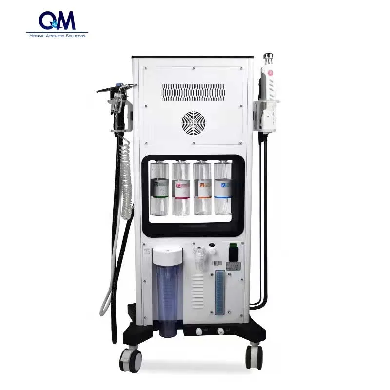 High quality/High cost performance  7 in 1 Facial Dermabrasion Scrubber Skin Tightening Hydroponic Machine