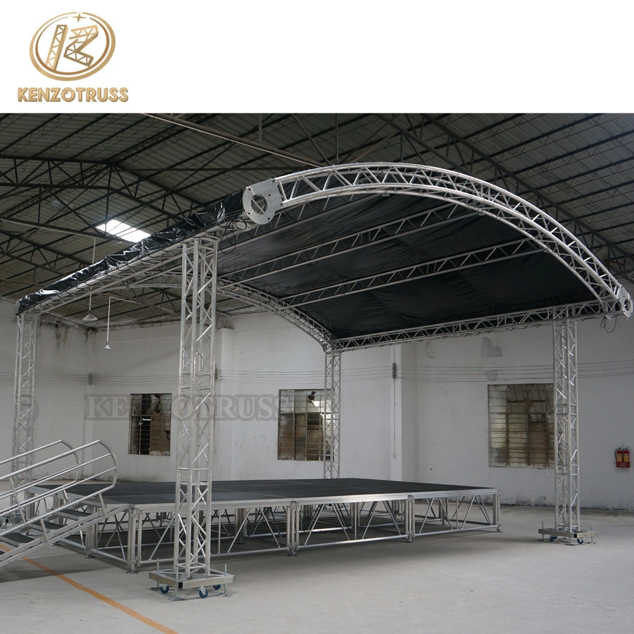 Auf Verkauf Aluminium Outdoor Event Truss kleine Bühne Beleuchtung Truss