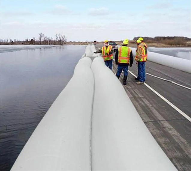 Hochwertige Wasser Stop Gefüllte Zwiebel Shaep Kunststoff Aufblasbare Tube Tor Der Hochwasserbarrieren