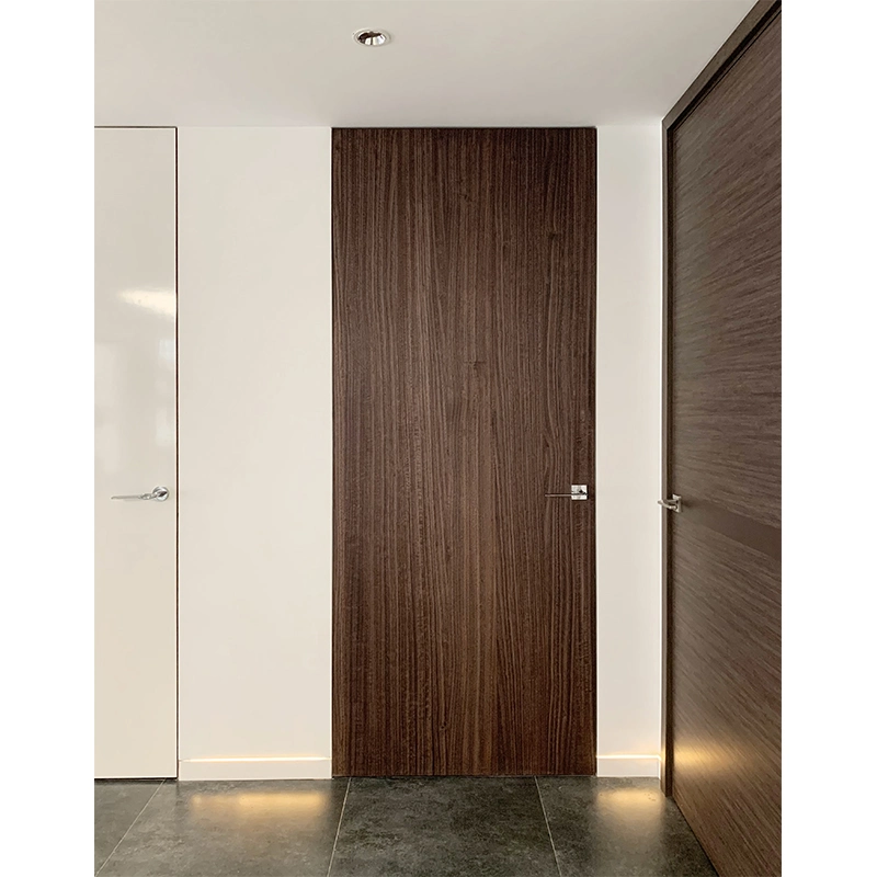 Modern Timber Prehung Interior Solid Wooden Flush Door Solid Core Wood Door