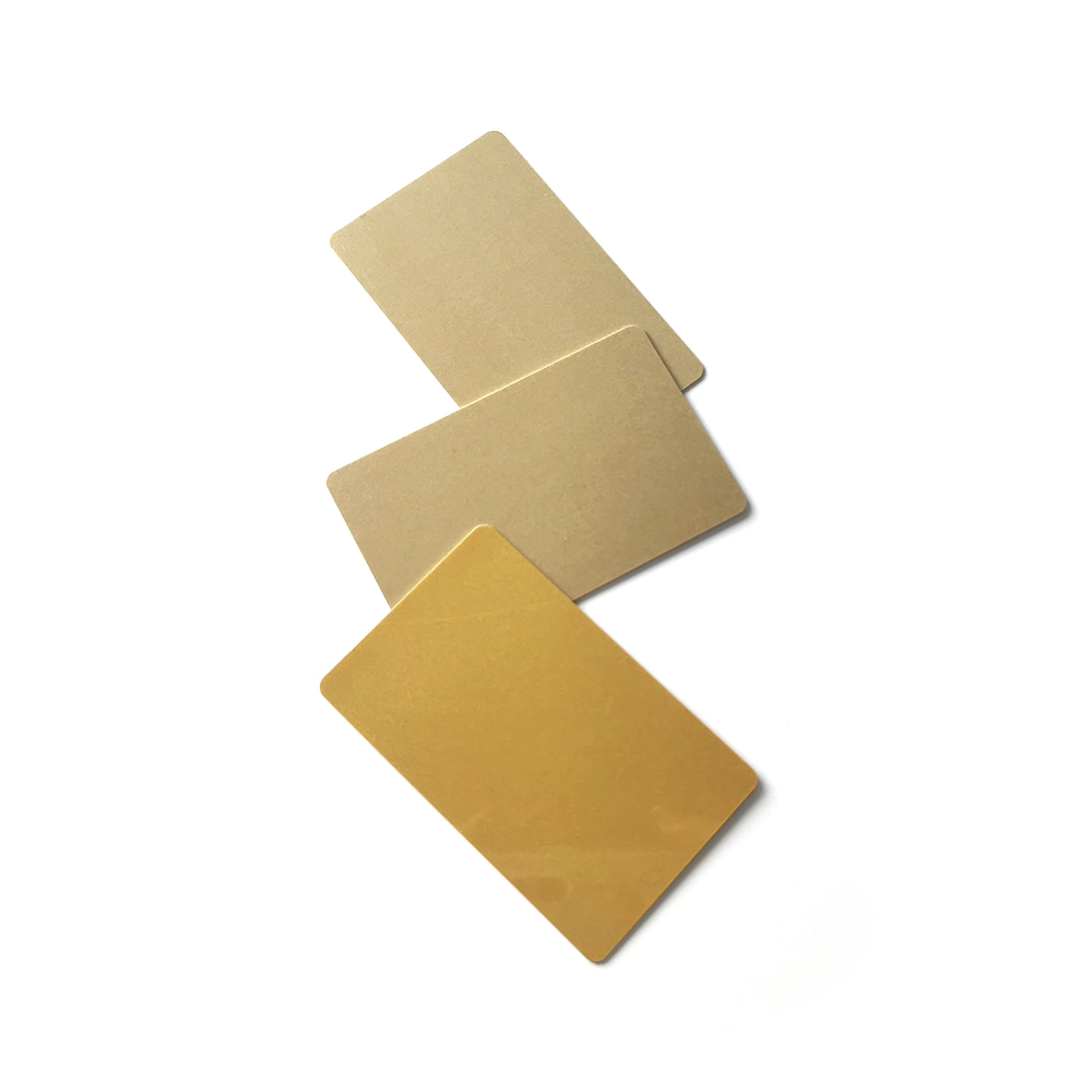 Leere PVC-Karten Gold Plastic Card für ID-Ausweisdrucker