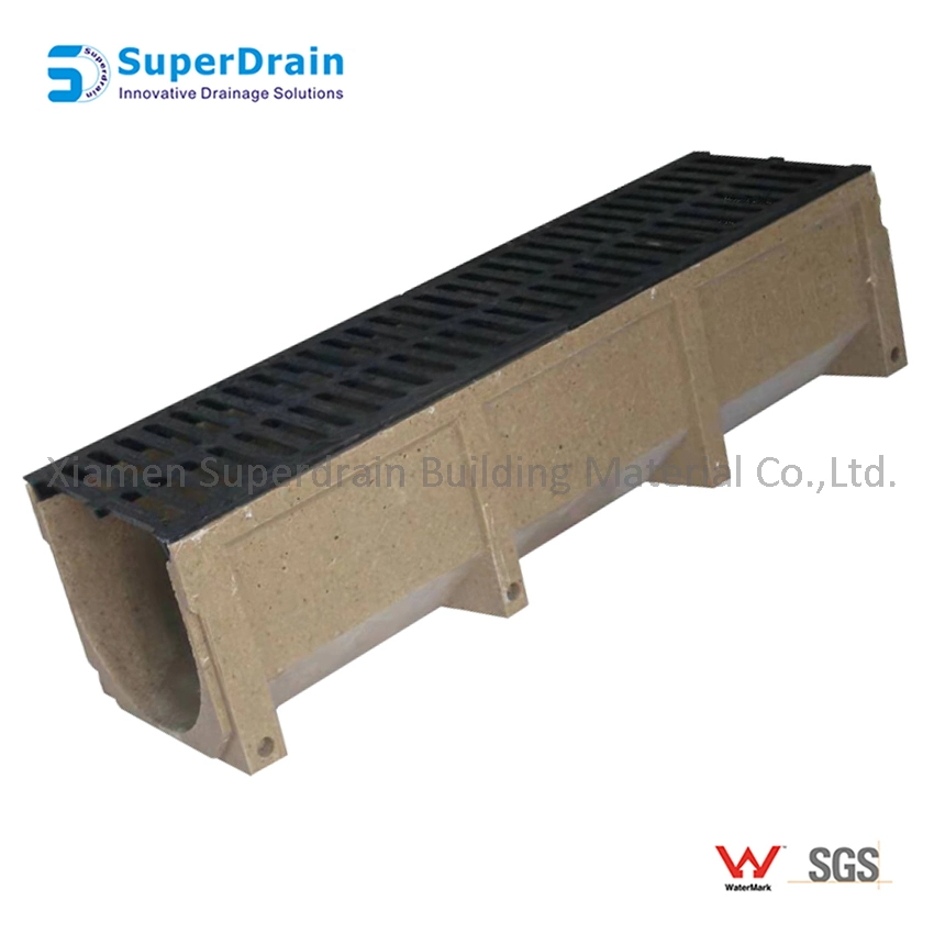 High quality/High cost performance  Garden Polymer Concrete Gutter Drainage Covers Rain Water Drain