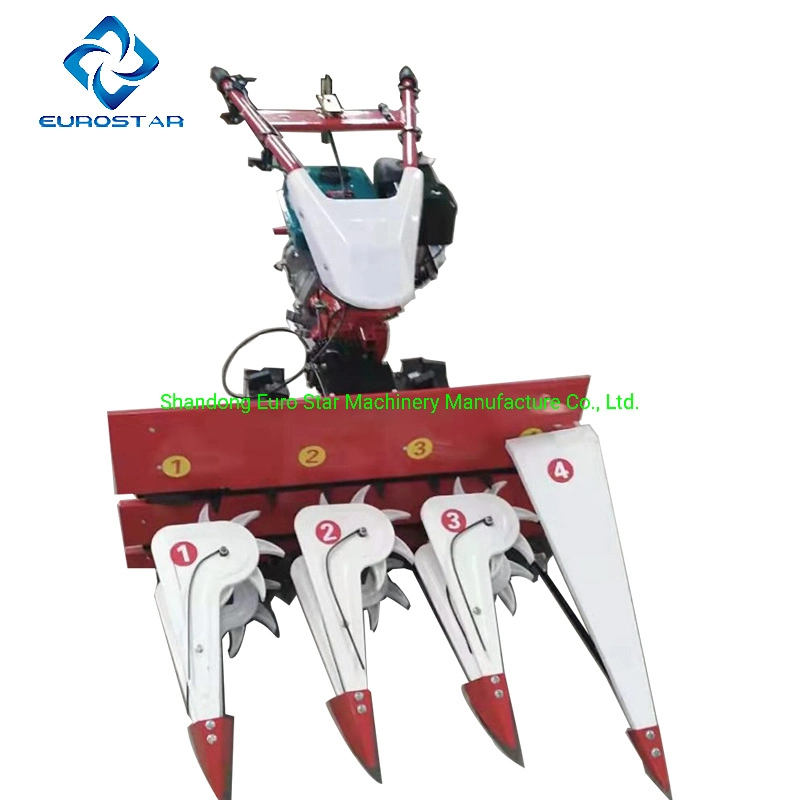 Es-80 Mini Harvester Swather Mini Reaper Walking Small Cutter Self-Propelled Multifunctional Reaper Wheat Rice Horizontal Cut Harvester Reaper-Binder From China