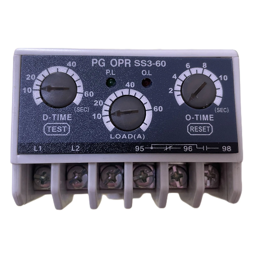 Pg Opr-Ss3 Opr-Ss3-06 0.5-6.5A Opr-Ss3-30 3-30A Opr-Ss3-60 5-60A Opr-Ss3-120 10-120A Motor Protection Electronic Overload Relay