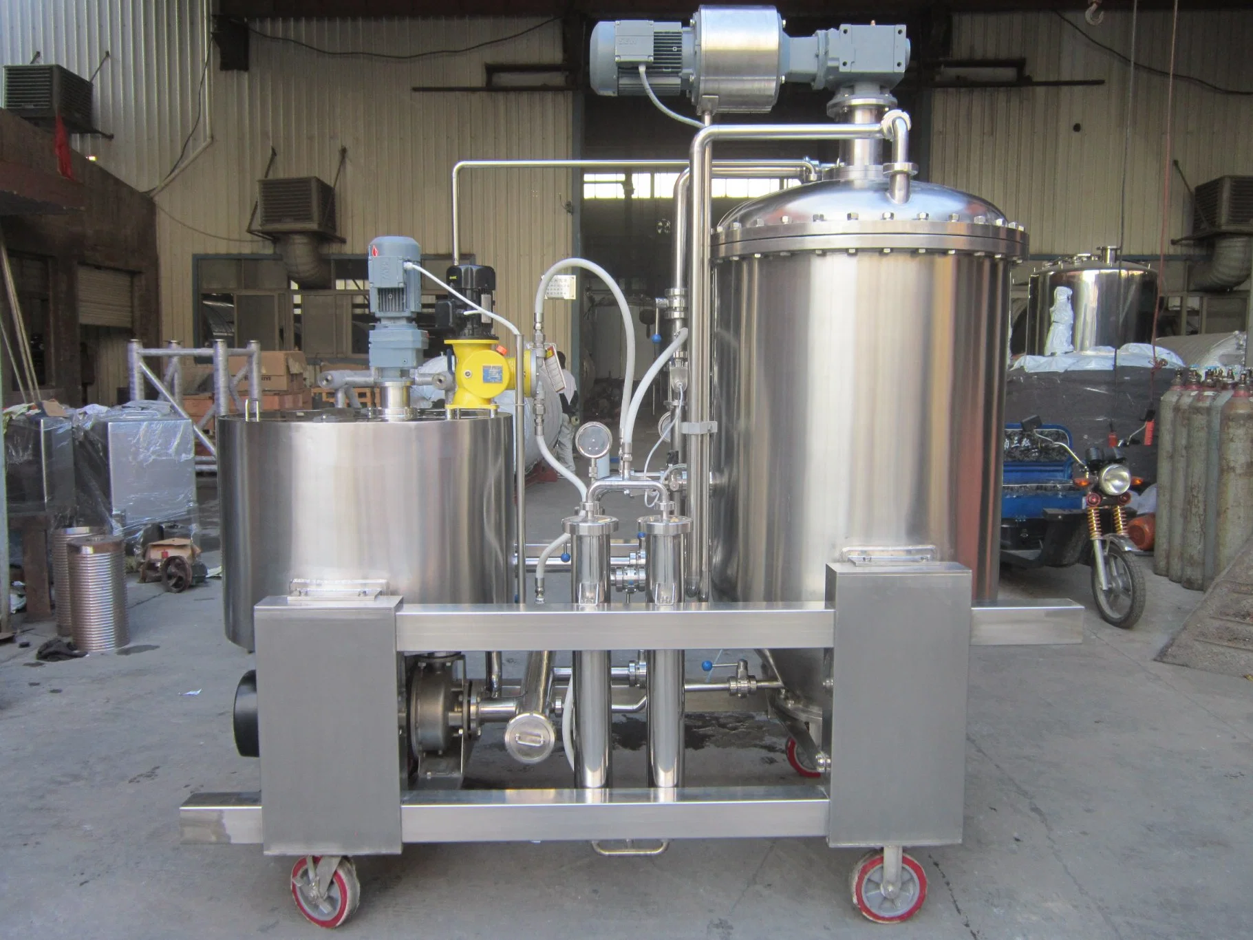 Automatic Disc Diatomite Filter Machine for Coarse Filtration, Stainless Steel Beer Wine Filter Machine