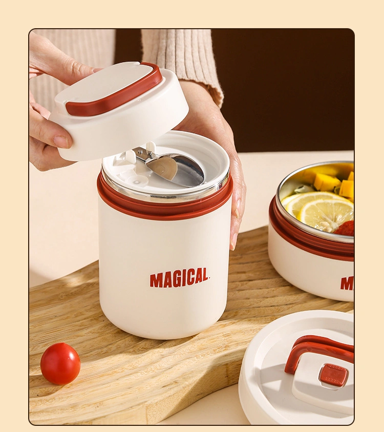 Customized Stainless Steel Heating Insulation Microwave Oven Lunch Box Gifts