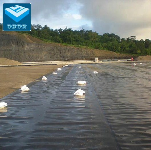 Plastique étanche PEBD/PEBD linéaire/PVC/géomembrane HDPE pour que le réservoir avec l'usine de chemise de prix bon marché au&#160;Cambodge