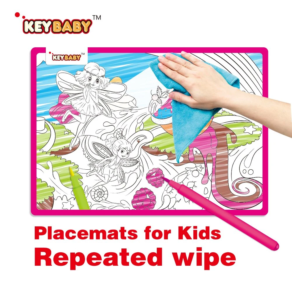 Keybaby Coloring Placemat for Kids Educational Toys Children Toys