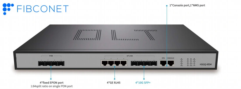 FTTH 1U Kassette Glasfaser Optische Olt GPON/Epon Olt 4 8 GPON/Epon Pont für Triple-Play-Service