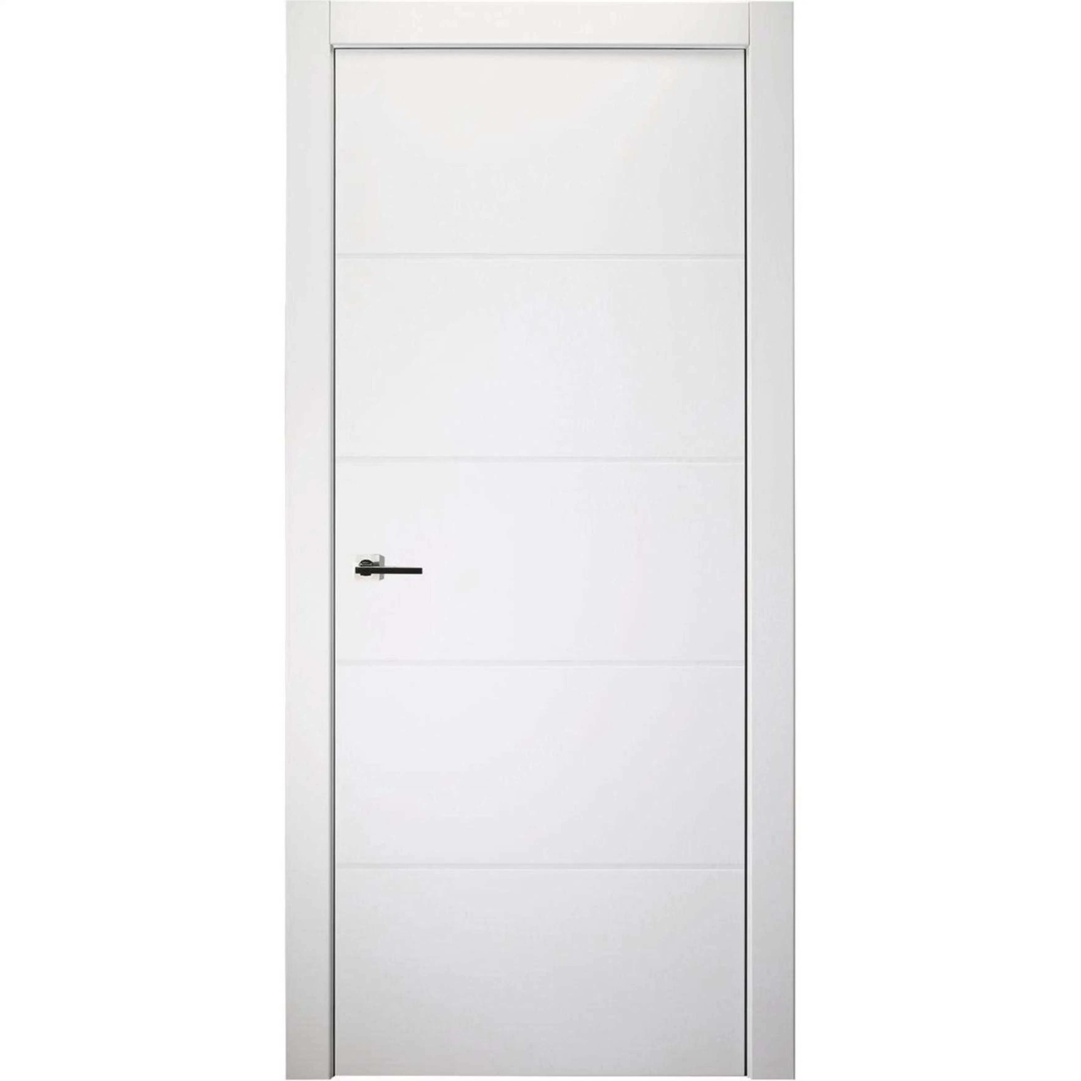 White Paint Prehung Hollow Core Interior HDF Moulded Doors for House