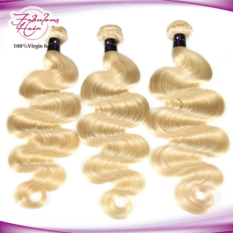 Color 613# Wholesale Brazilian Virgin Blonde Human Hair