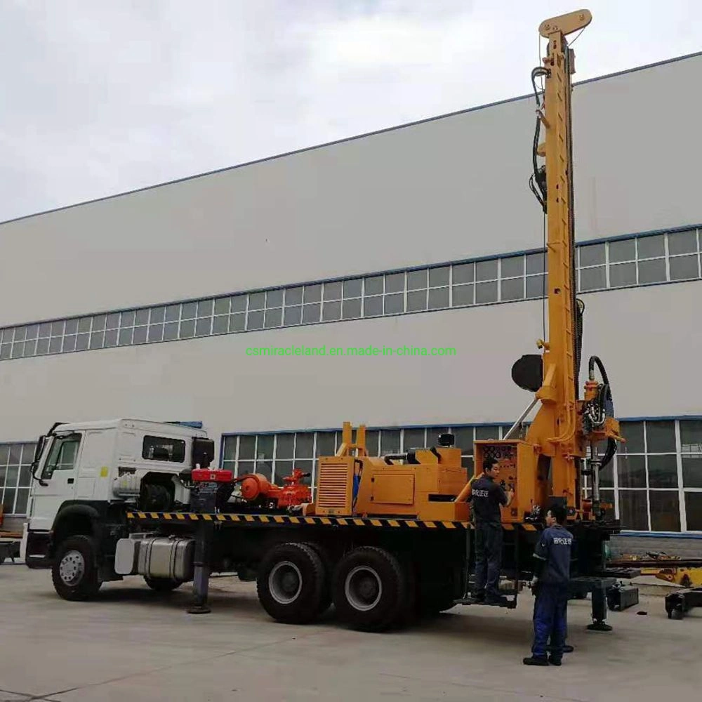 600m Truck Mounted Full Hydraulic DTH Borehole Water Well Drilling Rig