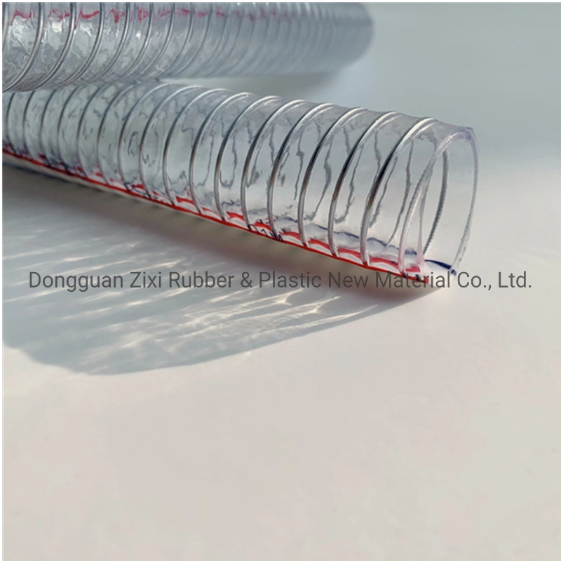 Professional Manufacturer PVC Fiber Steel Wire Spiral Reinforced Drip Irrigation Pipe