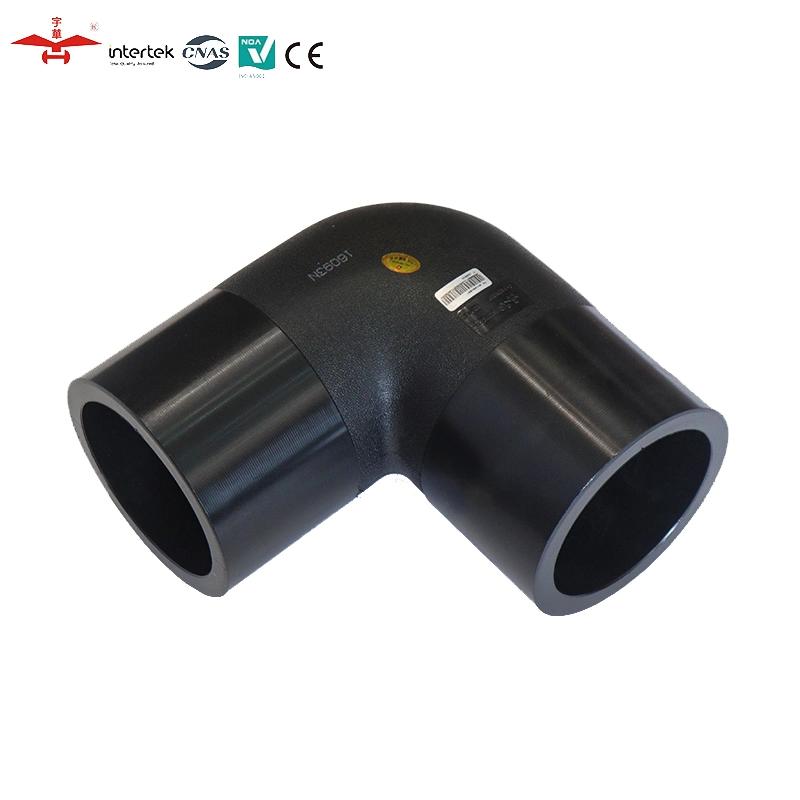 Buttfusion 90 Deg Elbow for PE100 Pn16 HDPE PE Pipe Fittings