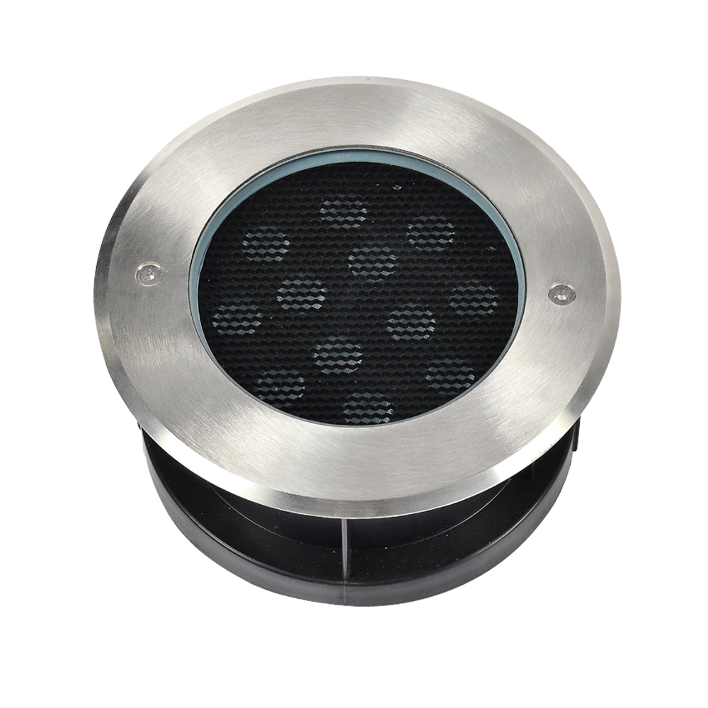 LED Solar Panel Inground Linear Round Lighting