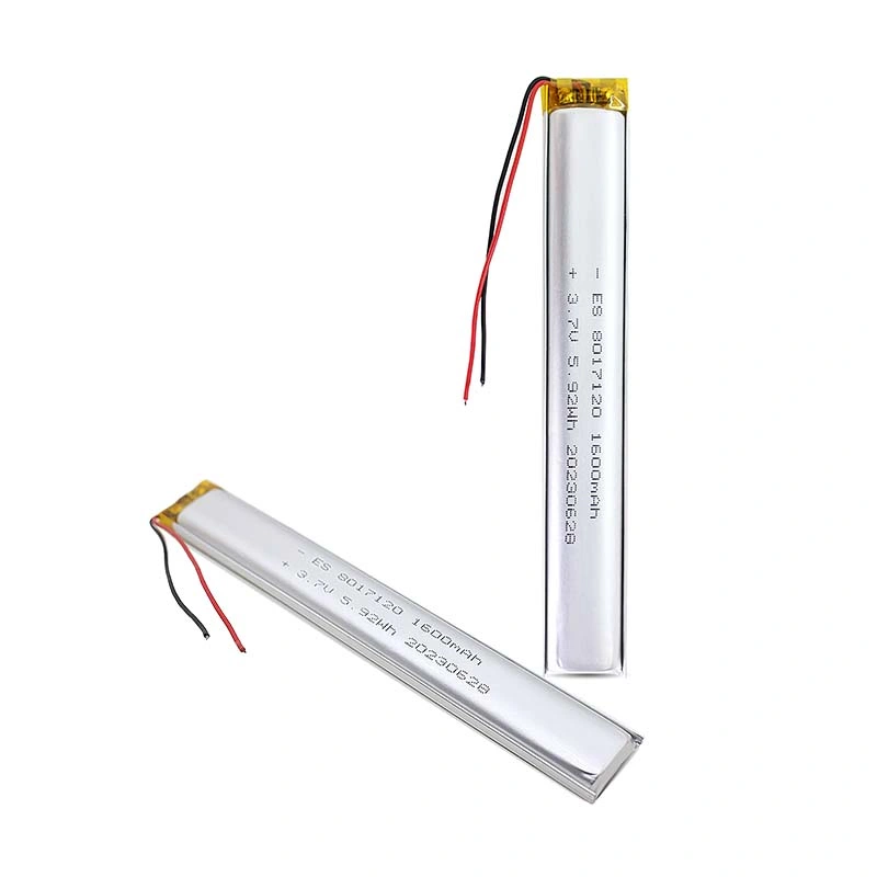 UN38.3 MSDS KC Approved 8017120 1600mah Rechargeable Lipo Battery Lithium Polymer Battery