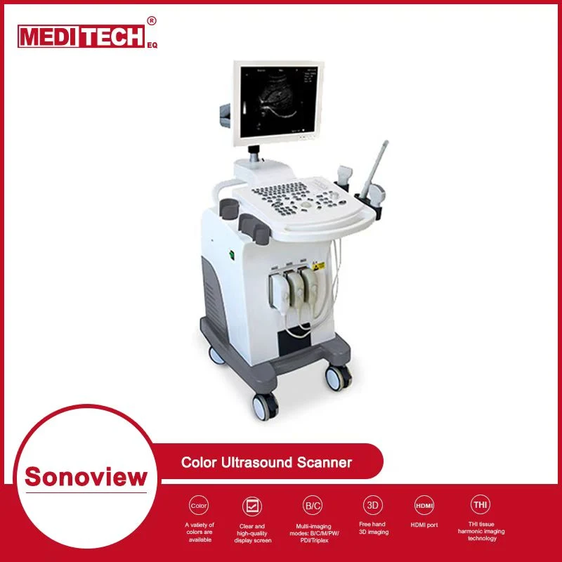 CE Approval Digital 2D Diagnostic Machine Medical Equipment Ultrasound Scanner