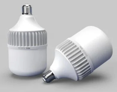 Bombilla LED Lámpara de ahorro de energía luminosa Bombilla de luz LED PC T LED Lámpara de aluminio