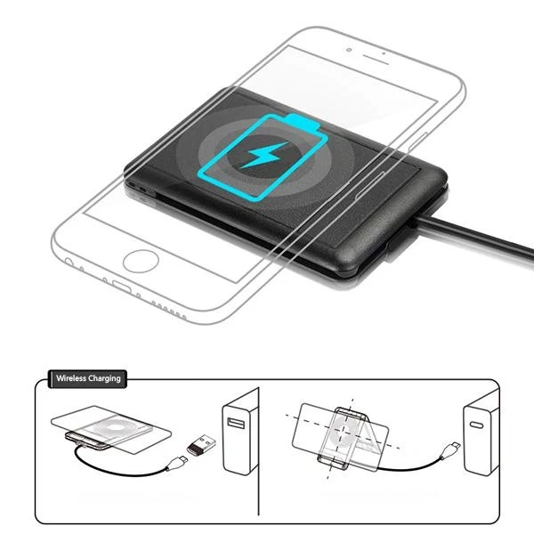 Multi-Functional Wireless Charger Cable Card Box