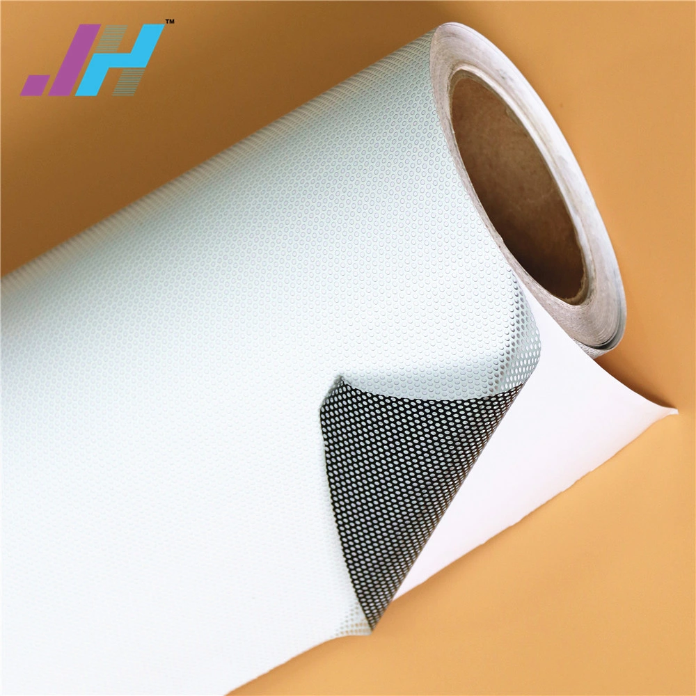 Eco-Solvent Printing PVC Sticker One Way Vision Vinyl for Advertising Billboard