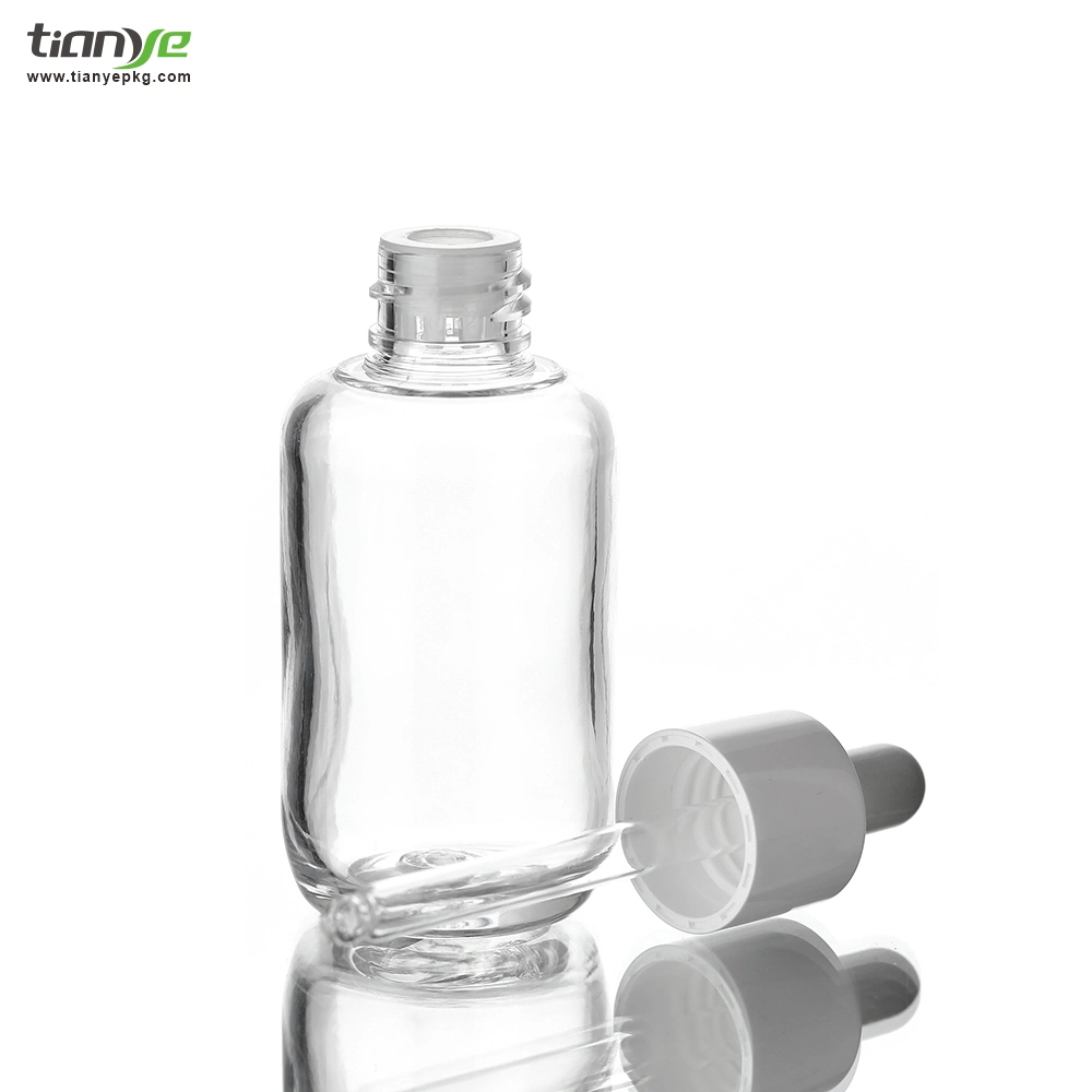 50 Ml Beautiful Transparent Heavy Wall Cosmetic Bottle for Essence